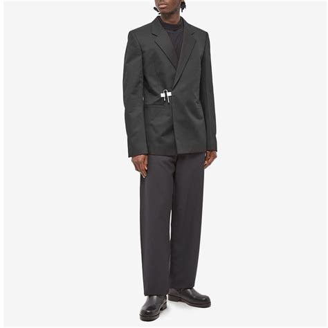 Givenchy U Lock Slim Blazer Black End Gb