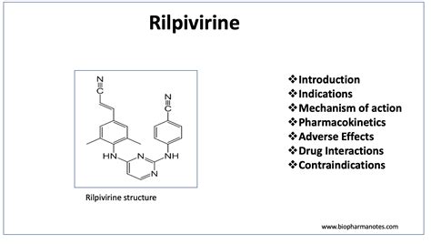 Rilpivirine - BioPharma Notes