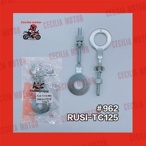 MOTORCYCLE PARTS CHAIN ADJUSTER SPROCKET BOLT SET FOR XRM TMX BAJAJ