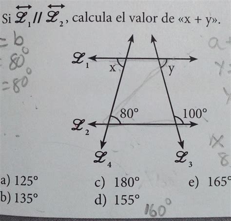 Ángulos entre rectas paralelas y secante conjugados internos y