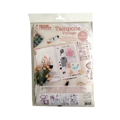 Tampons Transparents Vintage Pcs Scrapmalin