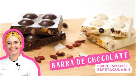 Talento Aprenda A Fazer Esa Barra Chocolate Igualzinha Youtube