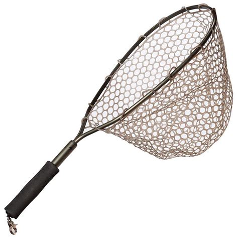 Puisette Raquette Adamsbuilt Alu Trout Net Rubber