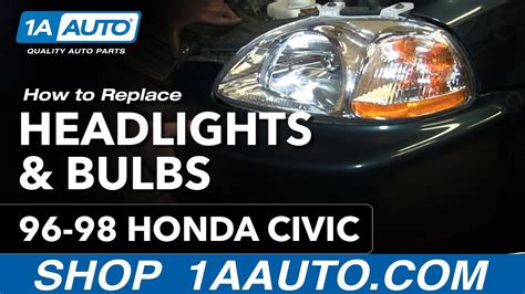 How To Replace Headlight Assembly 2008 Honda Civic 2006 2008