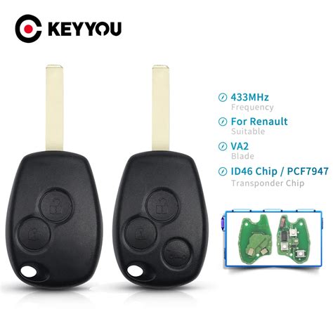 Keyyou Es Keyless Controle Remoto Chave Fob Mhz Pcf Chip