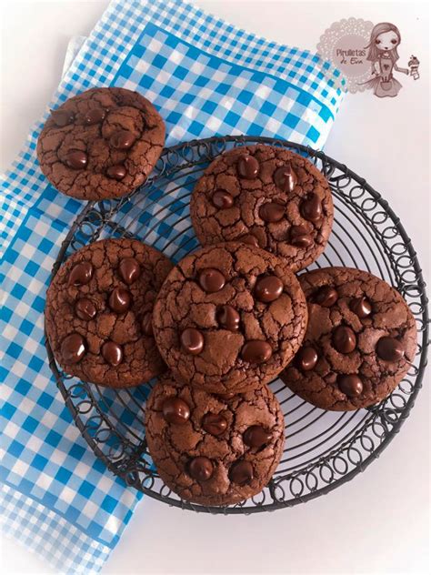 Pirulletas Cookies De Brownie Y Crema De Cacahuete Crujiente