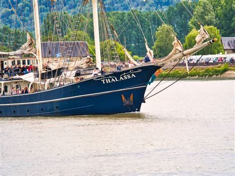 ROUEN FRANCIA JUNIO Circa 2019 Los holandeses tres mástiles goleta