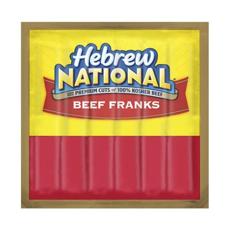 Lucky Supermarkets Hebrew National Kosher Beef Franks Hot Dogs Same Day