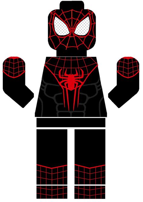 Lego Ultimate Comics Spiderman Miles Morales Decal Variant Flickr