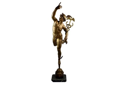 Statua Di Mercurio Alato