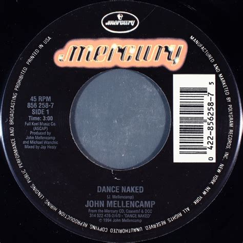John Mellencamp Dance Naked Vinyl Discogs