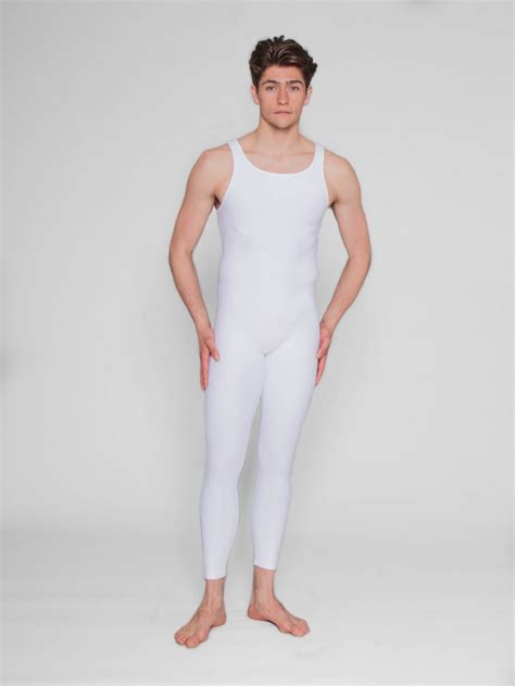 Footless Tank Unitard Mens Body Wrappers