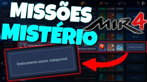 APRENDA A FAZER AS MISSÕES MISTÉRIO DO MIR4 YouTube