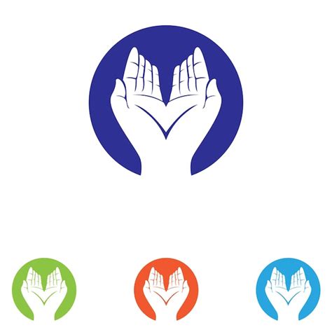 Premium Vector Hand Hope Logo And Symbols Template Icons App