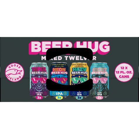 Goose Island Beer Hug Ipa Mixed Twelver 12 Pack 12 Fl Oz Cans 99