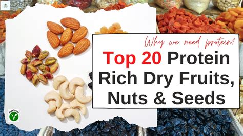 Top 20 Protein Rich Dry Fruits Nuts Seeds Rich Protein Foods