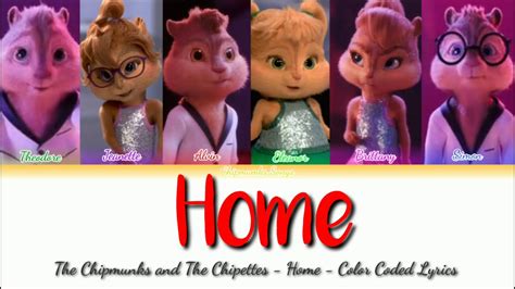 The Chipmunks And The Chipettes Home Color Coded Lyrics Alvin