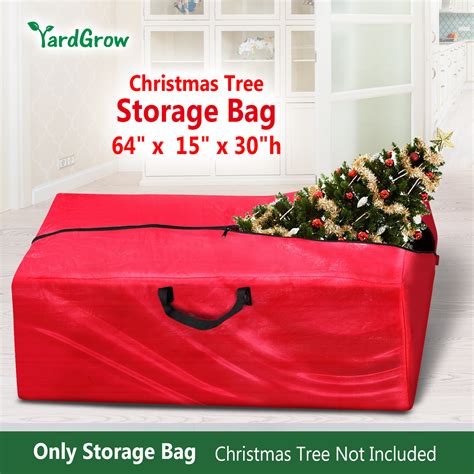 Yardgrow Wide Opening Christmas Tree Storage Bag Fits Up To 9ft Tall Artificial Disassembled