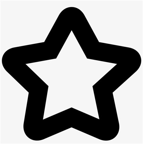 Star Empty Shape Comments - Empty Star Icon Transparent PNG - 981x946 ...