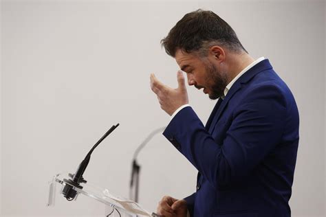 Rufián plantea una reforma quirúrgica de la malversación ligada a la