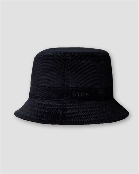 Dark Blue Corduroy Bucket Hat Eton