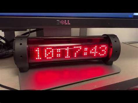 Led Matrix Clock Using Esp Ntp Without Rtc Ic