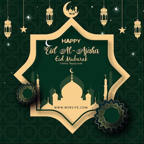 Premium Vector Eid Al Adha Banner Design Vector Illustration Islamic