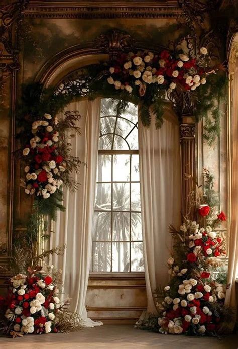 Mehofond Photography Background Baroque Room Floral Adult Birthday