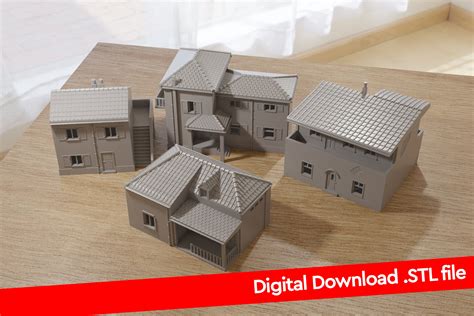 Italian Village Collection - Digital Download .STL Files for 3D Printi