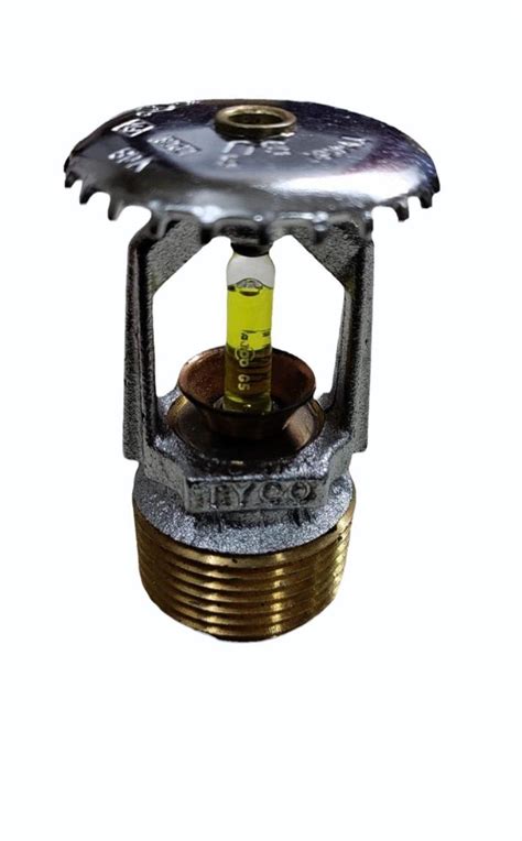 Brass Tyco Upright Sprinkler Deg Standard Response K At