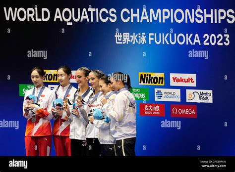 From Left To Right Silver Medalists Wang Liuyi And Wang Qianyi Of