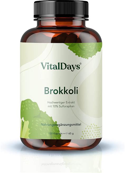 Brokkoli Extrakt Sulforaphan Kapseln Broccoli Ohne Zus Tze