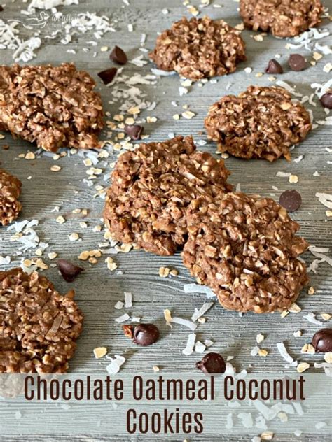 Chocolate Oatmeal Coconut Cookies A Chewy Flavor Packed Cookie