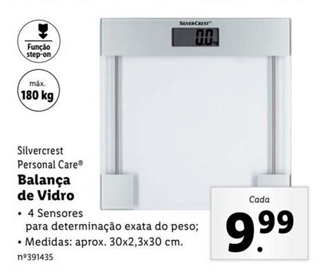 Promo O Silvercrest Personal Care Balan A De Vidro Em Lidl