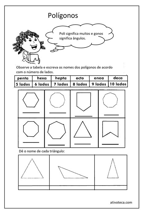 Atividades Poligonos 4 Ano