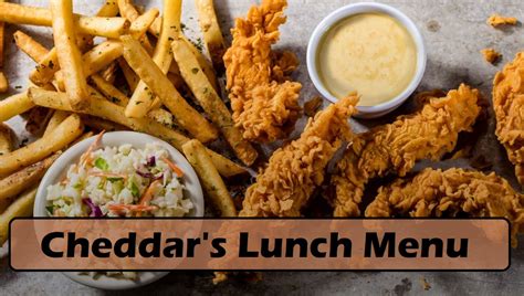 Cheddar's Lunch Menu [Updated 2024]