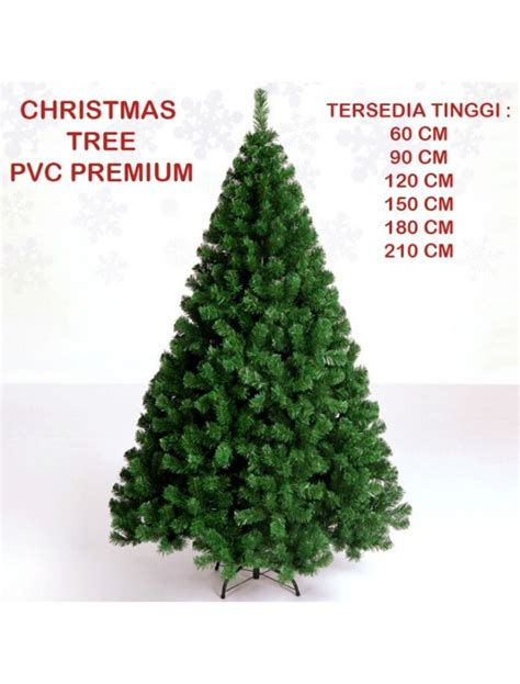 Jual Pohon Natal Christmas Tree PVC Premium Tinggi 180cm HO3327