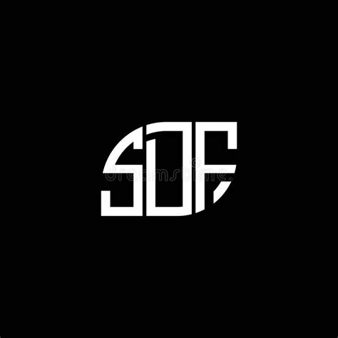 Sdf Letter Logo Design On Black Background Sdf Creative Initials