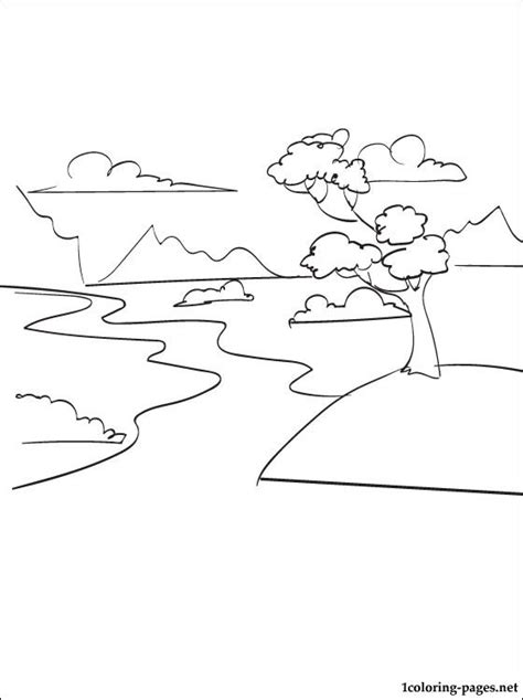 River Coloring Pages At Free Printable Colorings