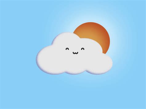 Animated Sun And Clouds Gif