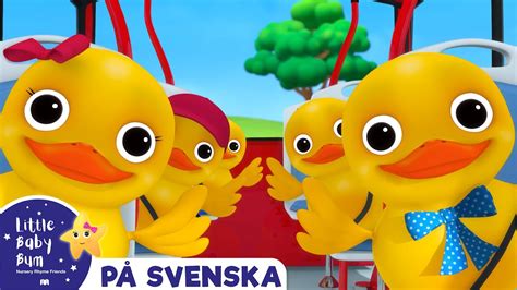 5 ankor på en buss Little Baby Bum Svenska Barnvisor YouTube