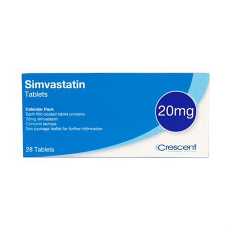 Simvastatin Mg Tablets Tablets Asset Pharmacy