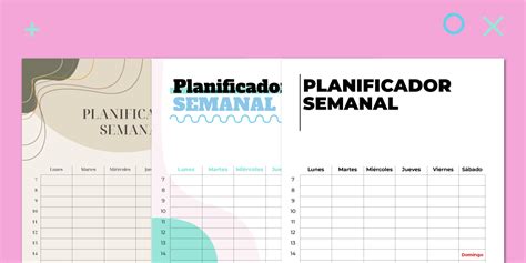 Planificador Semanal Pdf Gratis Para Imprimir