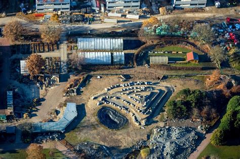 D Sseldorf Aus Der Vogelperspektive Baustelle Zum Neubau