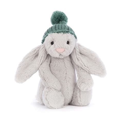 Jellycat Bashful Silver Toasty Bunny Small Authorized Dealer In