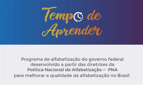 Tempo de Aprender prazo de adesão ao programa encerra hoje AMA