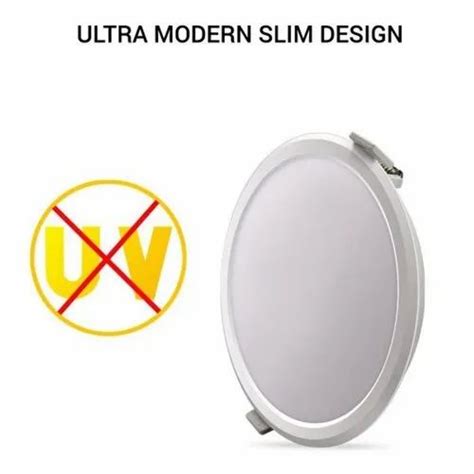 Cool White Syska Ssk Rdl R W Slim Round Led Downlight For Indoor At