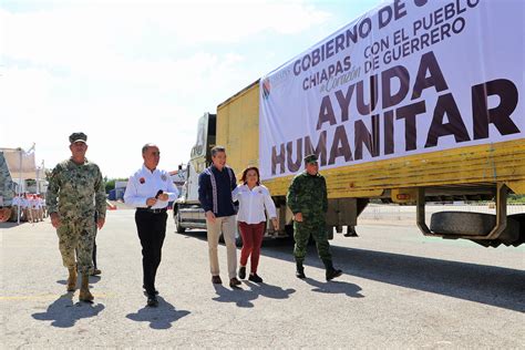 Da Rutilio Escand N Banderazo De Salida A Ayuda Humanitaria Para