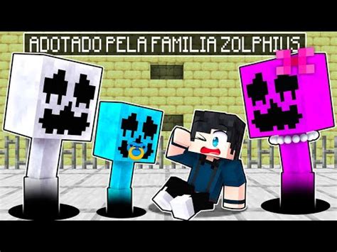 FUI ADOTADO PELA FAMILIA ZOPHIUS No MINECRAFT YouTube