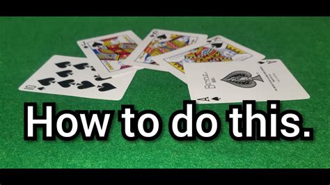 Easy Self Working Card Trick Tutorial Youtube